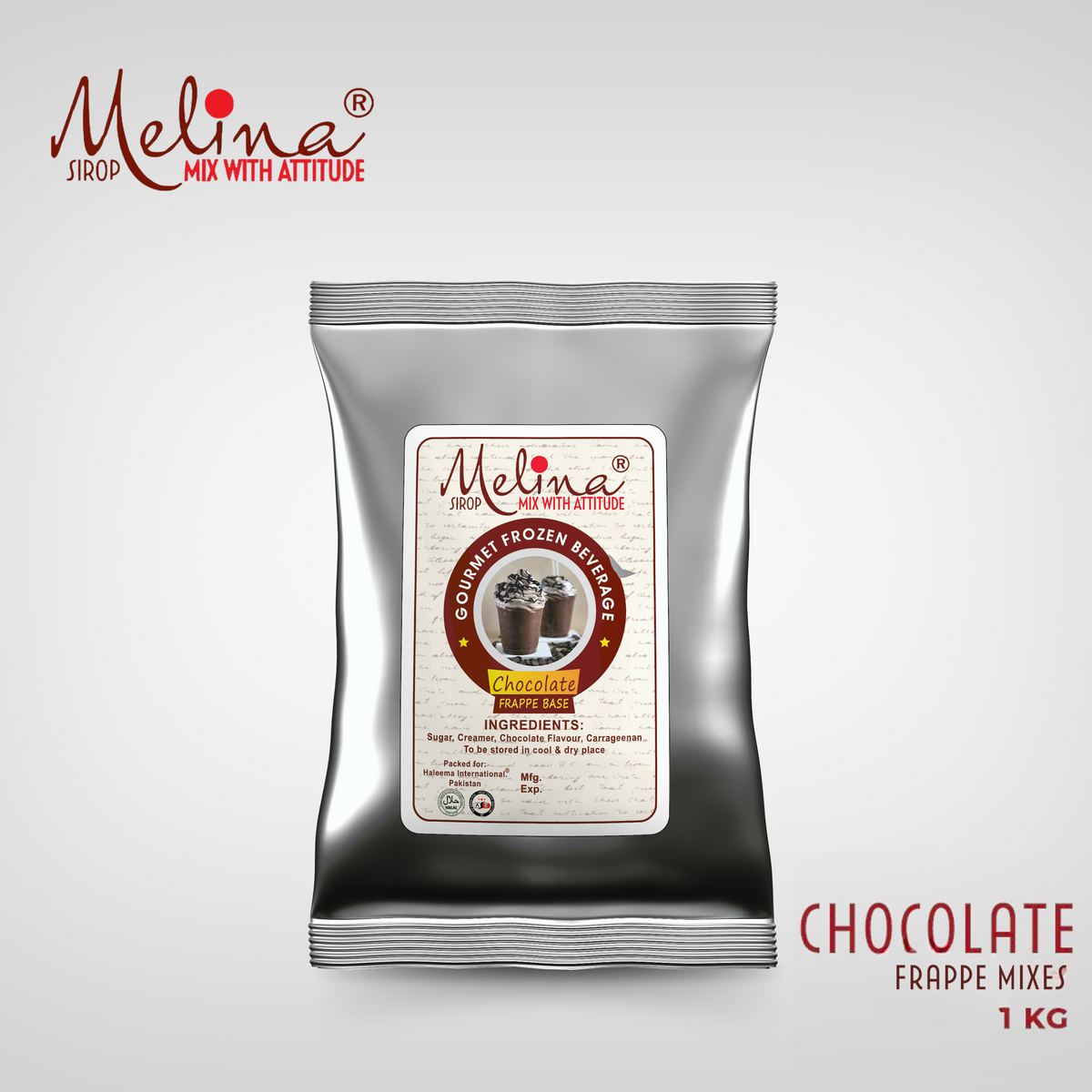 Melina Chocolate Frappé Powder for café-style frappés at home