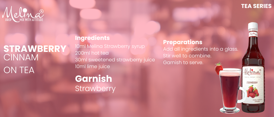 Strawberry Cinnamon Tea Recipe – Warm Spiced Strawberry Tea | Melina Pakistan