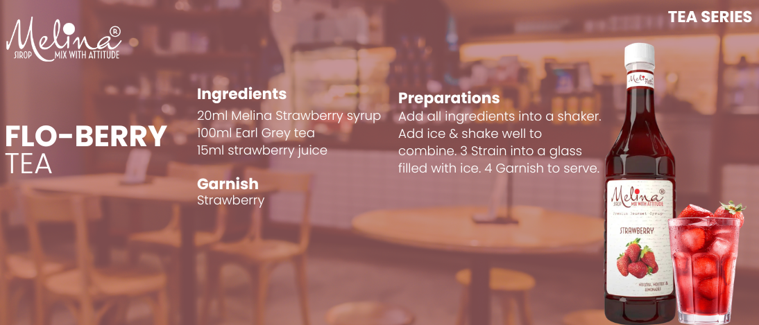 Flo-Berry Tea Recipe – Strawberry Earl Grey Iced Tea | Melina Pakistan