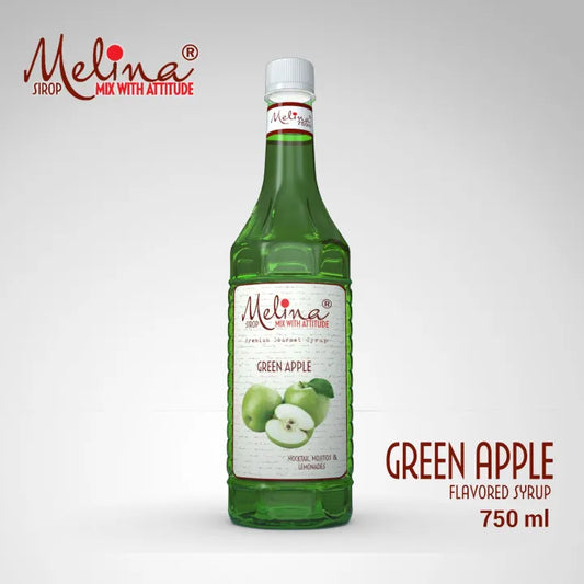 Green Apple Flavored Syrup 750ml