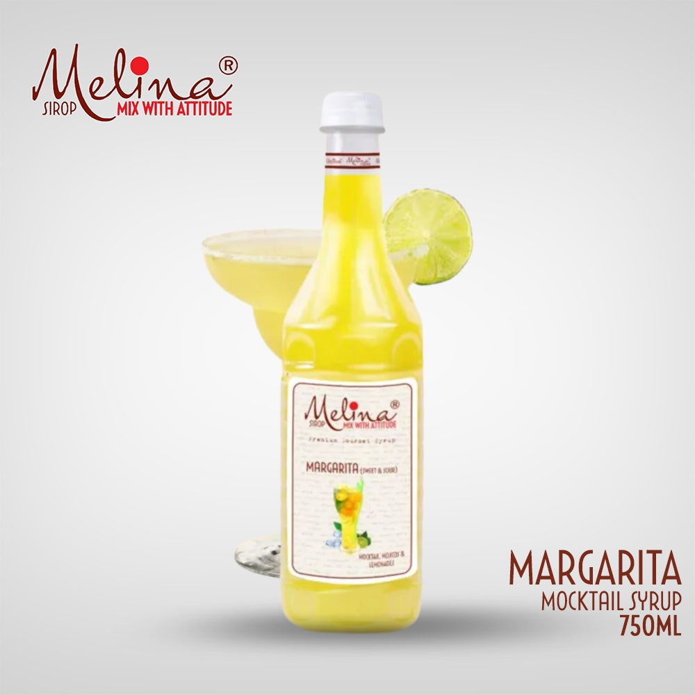 Melina® Margarita Syrup for Margaritas, Mocktails & Sodas – 750ml