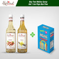 Hazelnut + Vanilla Coffee Flavored Syrup with Free Ice Pop Pack