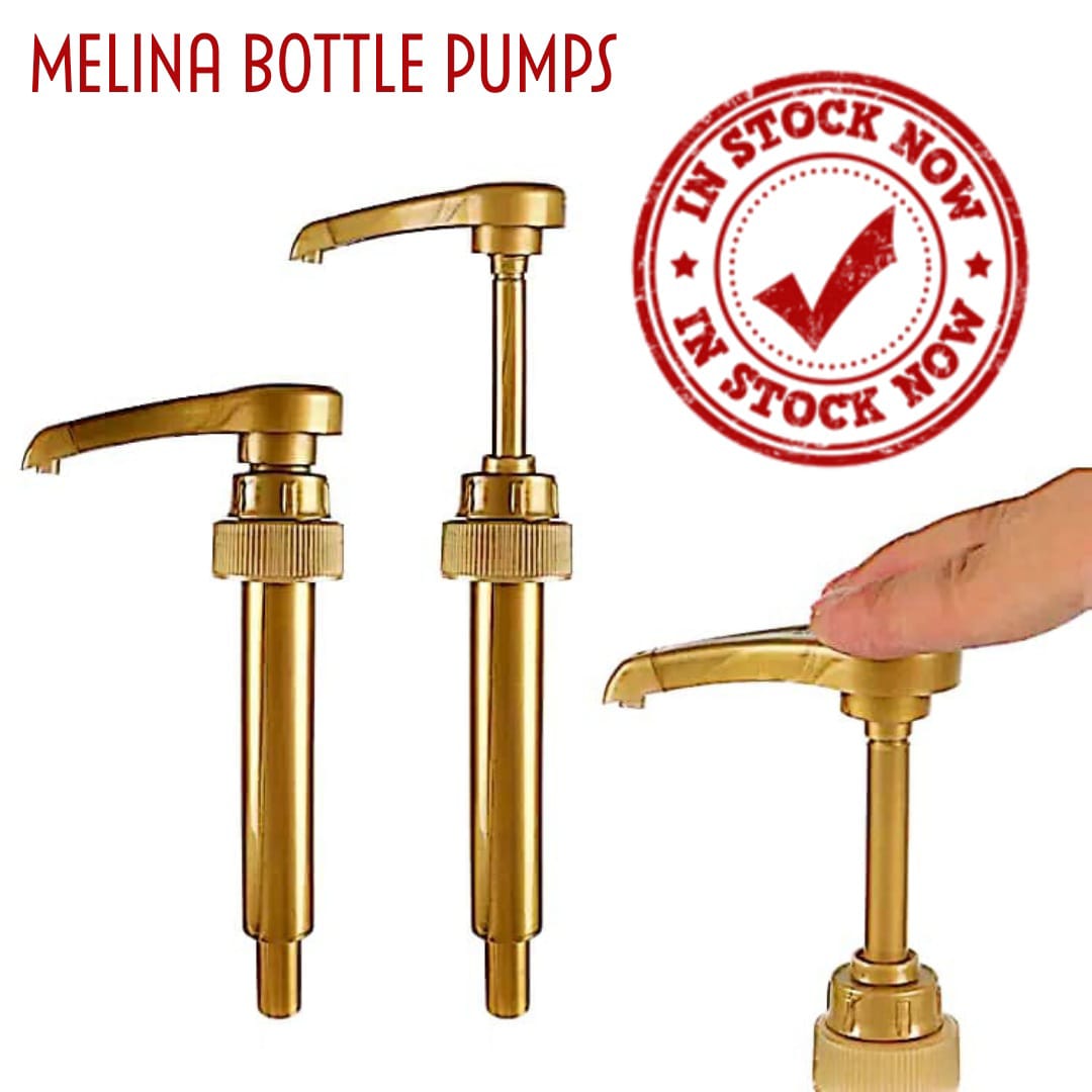 Melina® Syrup Bottle Pump for Coffee, Milk Tea & Syrup Dispensing