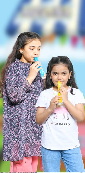 MELINA ICE POPS / FREEZING POPS  6 Assorted Flavors (Pack of 12)